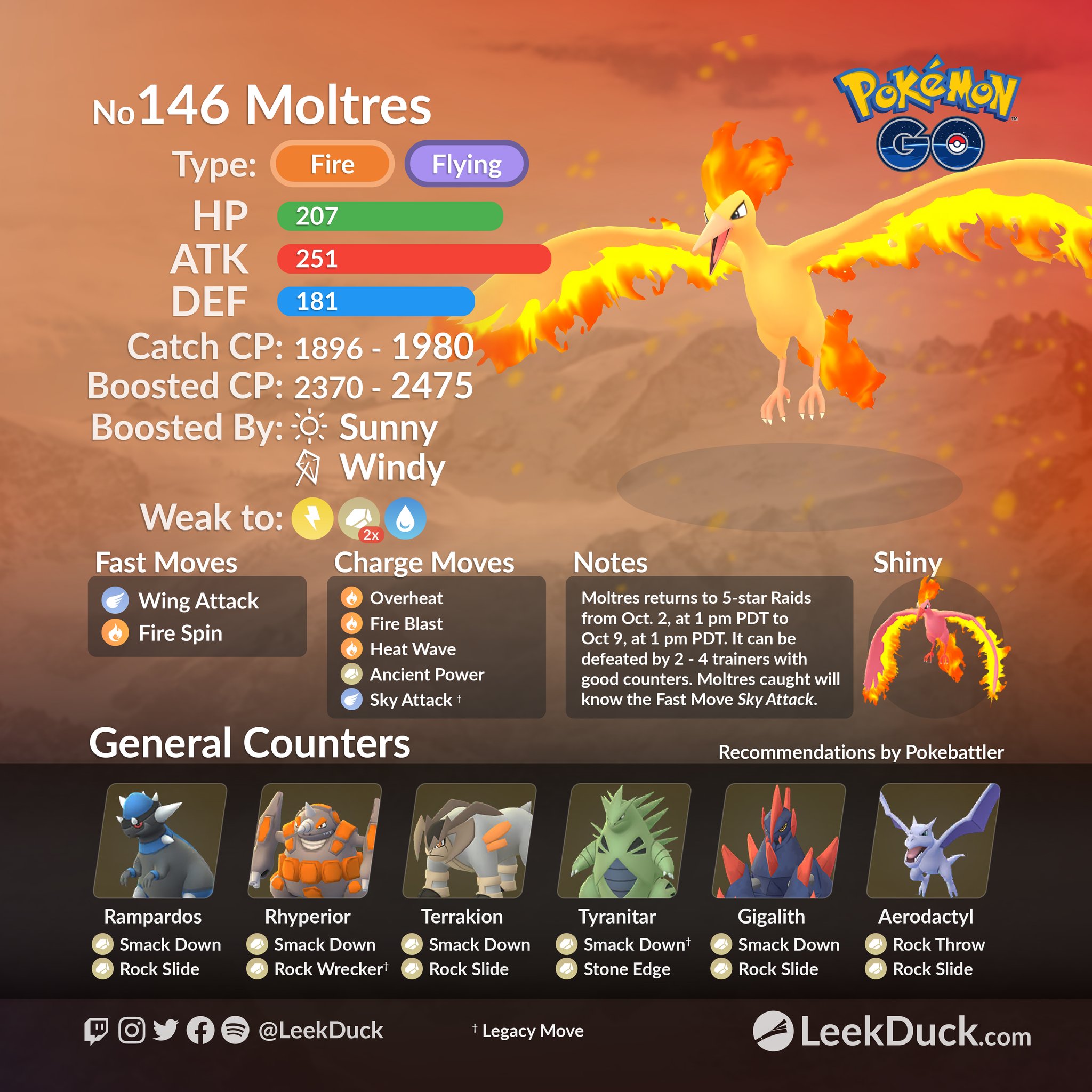 MAXING OUT SHINY MOLTRES W/ SKY ATTACK IN POKEMON GO, SKY ATTACK OR OVERHEAT?