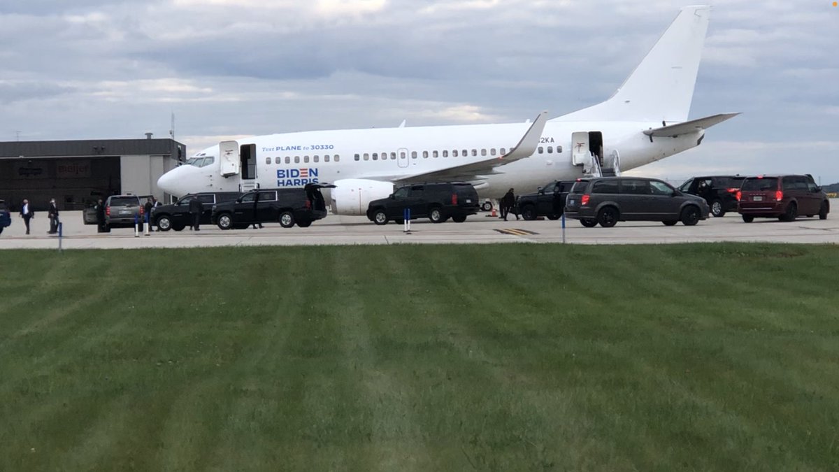 Donovan Long On Twitter Joe Biden Just Boarded His Plane He Is Preparing To Leave Grand Rapids Woodtv