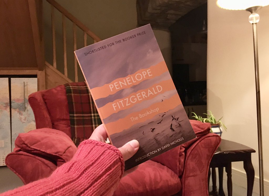 Second in my October  #novellathon has been Penelope Fitzgerald’s beautiful, sad & witty ‘The Bookshop’.  #amreading