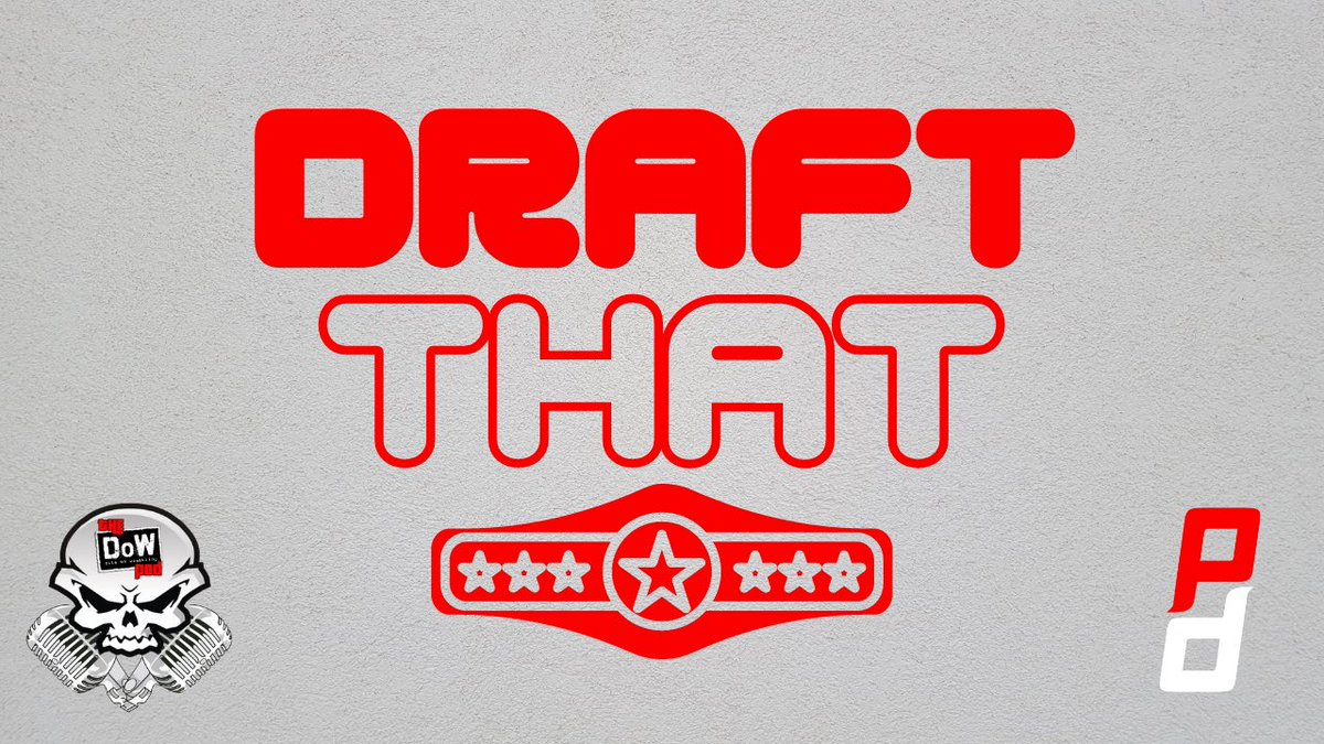 ProjectDits's tweet photo. Who is ready for the return of #DraftThat on the #DOWPOD?

For the first time since April, @Pro__Ant and Dits will be drafting wrestling related topics...NEXT WEEK.

Want to get amongst future Draft That episodes? Shout out in the comments! https://t.co/A3j1uxdrin