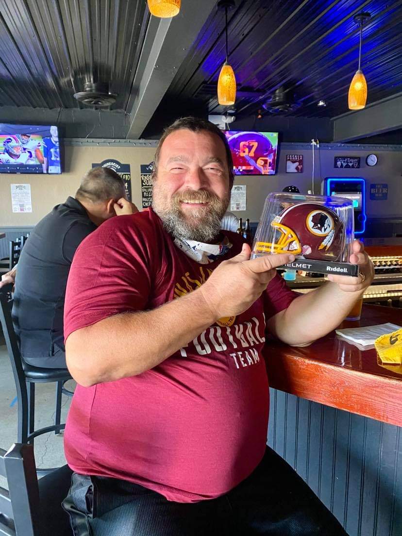 Columbus_Hogs's tweet photo. Winner, Winner, Chicken Dinner!!

Who's taking home this week's prize?!?!

Join us Sunday at 1pm, at Donerick's Pub as our Football Team takes on the Ravens in the #BattleOfTheBeltway.

Congrats to Brian H. for winning last week's mini-helmet!

#HTTWFT #DCTweetTeam https://t.co/QB3Xk1OHzE