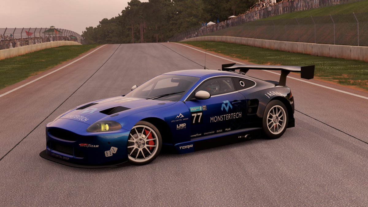 Our final reveal for <a href="/TheReal_TORA/">TORA</a> #PetitLeMans is our <a href="/MNSTRTECH/">MTSIM - MONSTERTECH</a> sponsored Jaguar, being driven by painter and racer <a href="/LMPKrispy/">LMP Krispy</a> and Canadian veteran LMP Bubz. Paint by <a href="/LMPKrispy/">LMP Krispy</a>. #ExceLMP