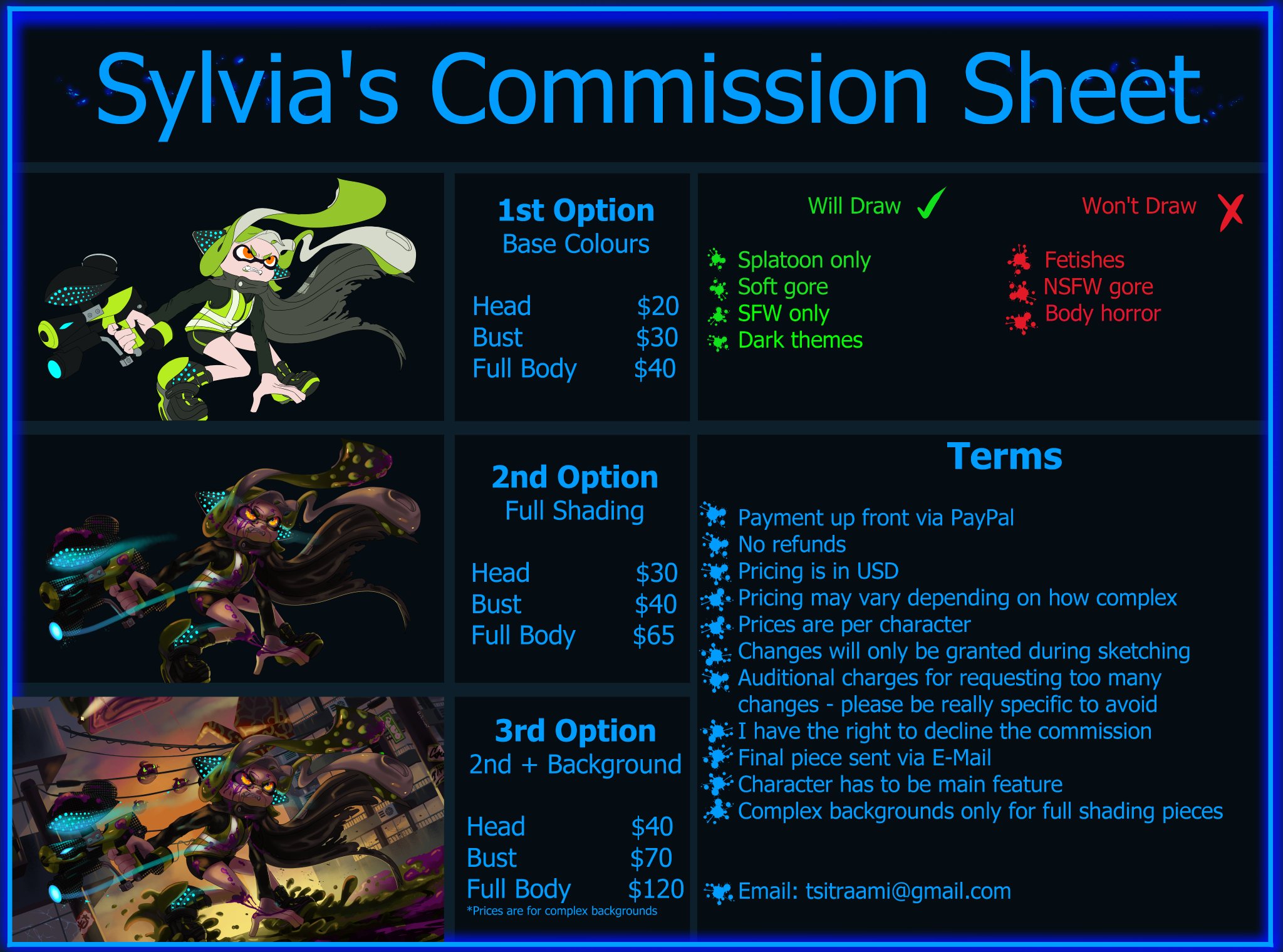 Sylvia Commissions Woo 3 Slots Available