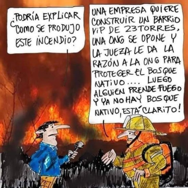 #QueElFuegoNoSeaNegocio 
#ArgentinaEnLlamas