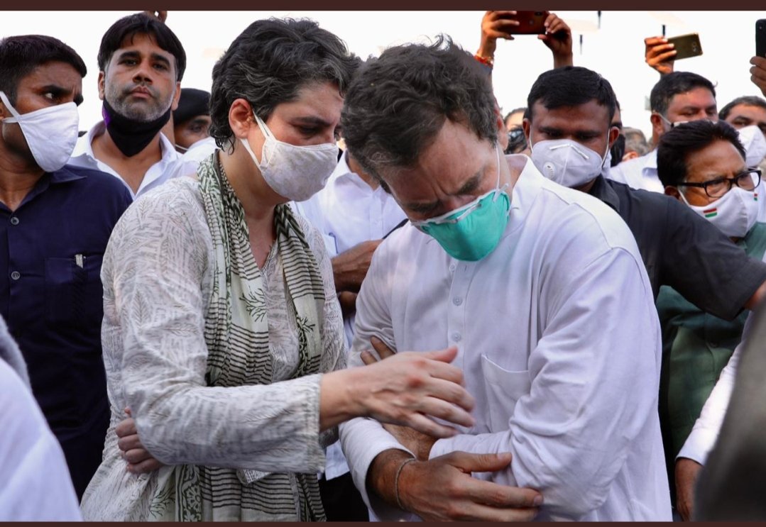 Rahul Gandhi will lead Congress MPs delegation to #Hathras today afternoon to meet the grieving family of the 19 year old daughter of Uttar Pradesh, who was brutally assaulted &amp; murdered.

He won't give up .
#मीडिया_योगी_का_इस्तीफा_माँगो
#RapistRakshakBJP