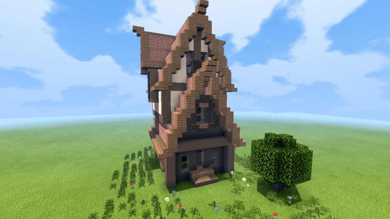 Minecraft: Como construir uma Casa Medieval 