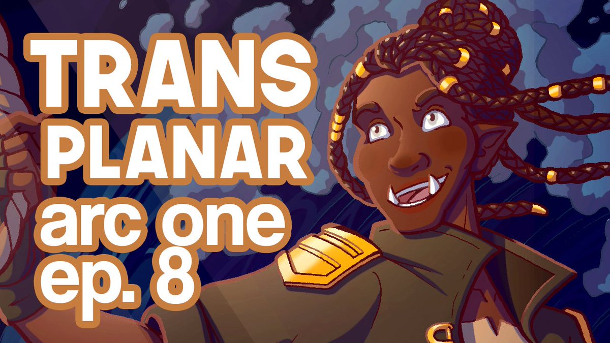 TransplanarRPG's tweet photo. TODAY'S THE DAY, Y'ALL

Episode 8 of our ALL-TRANS, POC-led, #DND/#TTRPG campaign drops at 3pm CDT on https://t.co/HL238F1ifj! Why are people rioting at the capital? What's this Chrysalis cult up to?

New viewers are LOVED! Catch up at https://t.co/PeYoakQpdr!

🎨@HannahMayCreate https://t.co/C7m1J34aim