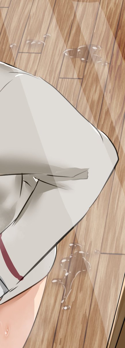 勝手に答え合わせ(こだわりポイント)
・二人ともお年頃なので展開が早い。
・モブ男はアダルトな動画や漫画の知識しかないので、いきなりハードなプレイ。
・床の点々とした汁はそういう事。
・モブ男も初めてなので足ピン。
・合意の上ではあったものの、思っていたのと違うくて、涙目のヒナタ。 