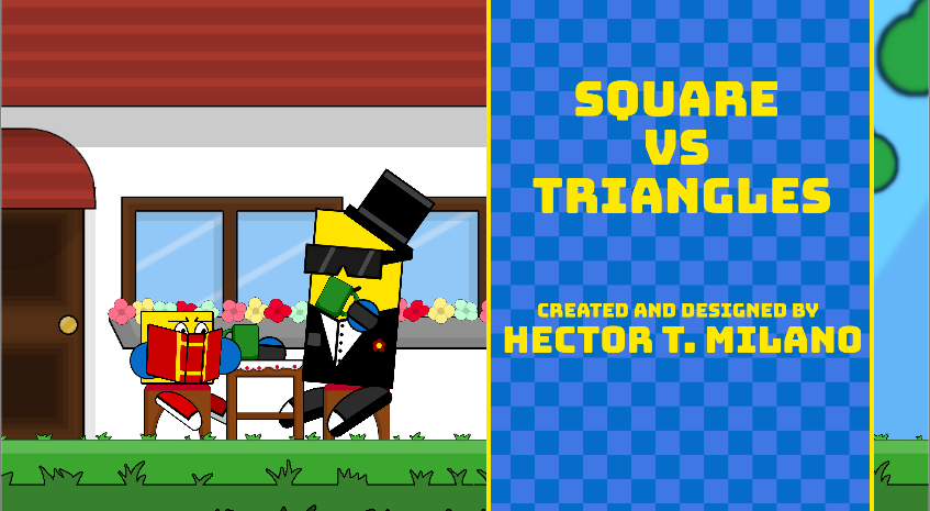 TribialGames's tweet photo. After 20 months of intense work, Square vs Triangles is finally ready for release. 
Now time to shift full gears towards makerting.
You can whishlist the game on steam: https://t.co/LLr8Pg5PyT

#indiegame #indiedev #gamedev #madewihunity #gaming https://t.co/t1rwlZatFr
