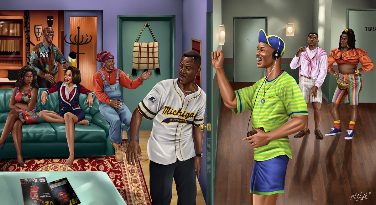 TheWrightAr's tweet photo. 'Fresh Prince X Martin' - Crossover 🧩 https://t.co/MTYj2VGtaW