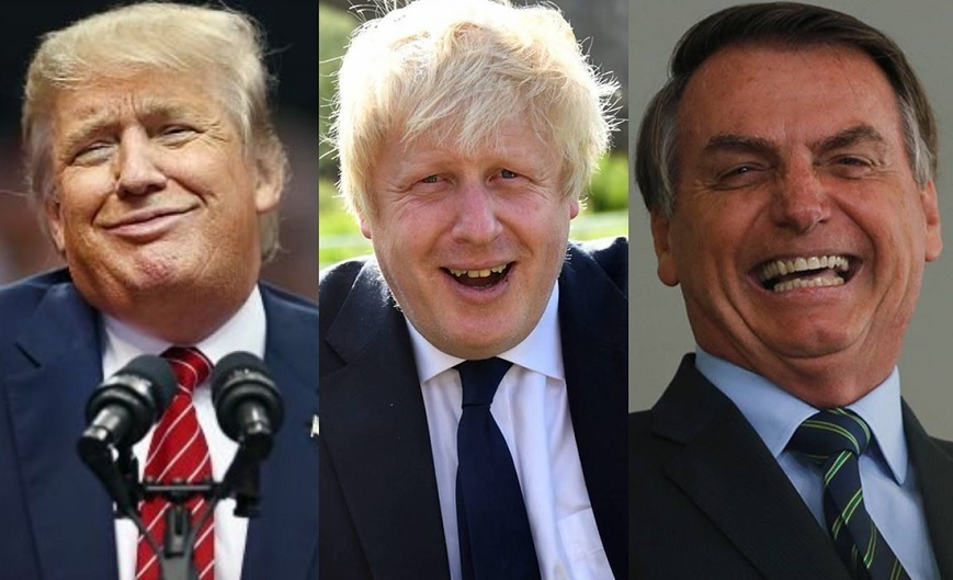 atilioboron's tweet photo. ¿Y si el contagio de TRUMP es una FARSA? El cineasta Michael Moore lo dice. ¿Se copió de BOLSONARO, con su dudosa puñalada, inasistencia al debate, contagio y cura casi inmediata, con gran aumento de su baja popularidad? ¿Por qué no lo imitaría? Ir a: 
https://t.co/TpNpvjqGNv https://t.co/zCAXZgC5cz