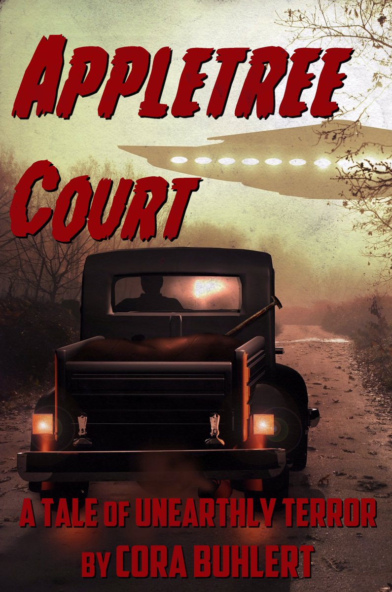 The second new story, "Appletree Court" features Bernie, a burglar. First, the house he break into who is not as deserted as he thought and then there's that pesky flying saucer:  https://books2read.com/u/m0VyOW 