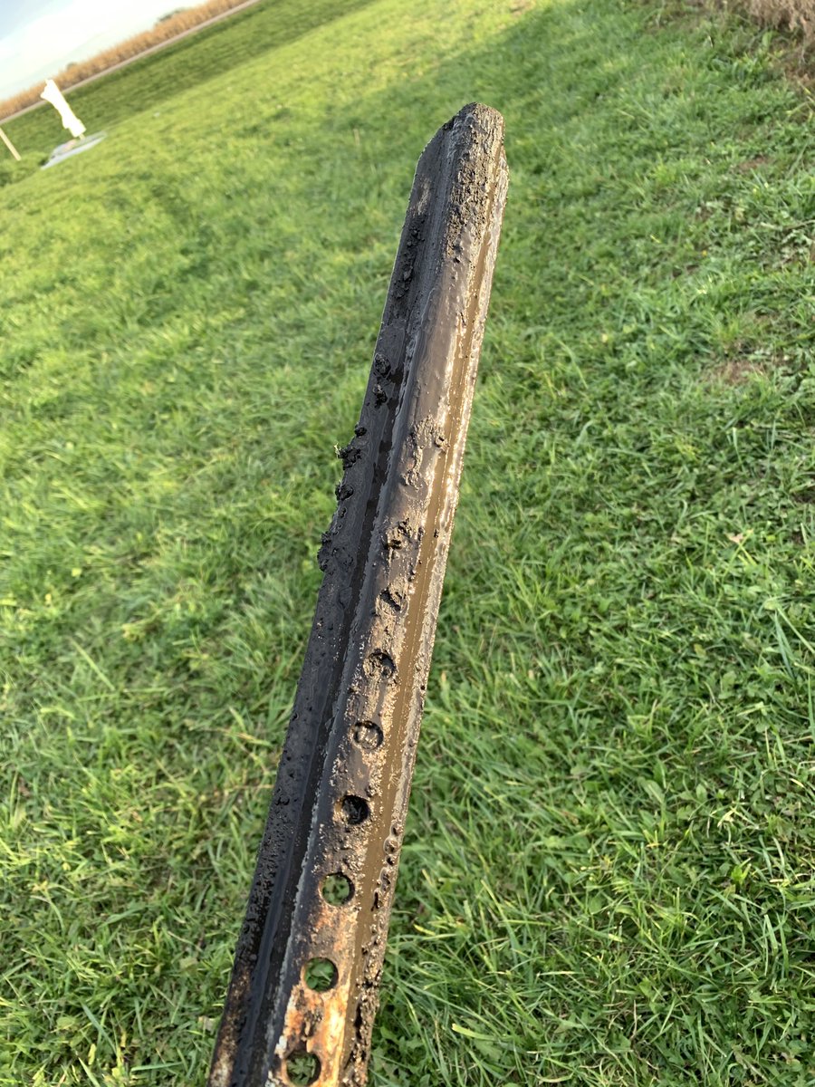 In case you were wondering if the subsoil profile was dry in South Central Minnesota   No. Make sure you try and control traffic in and around the field.