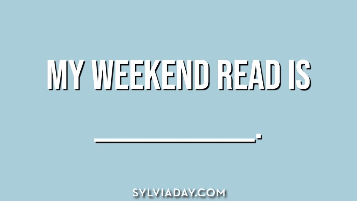 SylDay's tweet image. Let us know! 📚