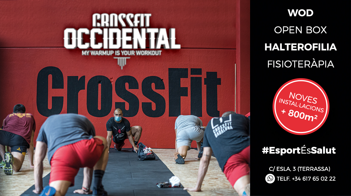 DiarideTerrassa's tweet photo. RECOMANEM ‼ @CFTOccidental es trasllada a un nou local més ampli que inclou zona exterior d'entrenament al carrer de l'Esla, 3 de #Terrassa 

🔥 Perquè #EsportÉsSalut, forma part de #CrossFitOccidental!

➡ https://t.co/nd7CHNTwcs
📞 617 650 222 https://t.co/NgXBIY6n71