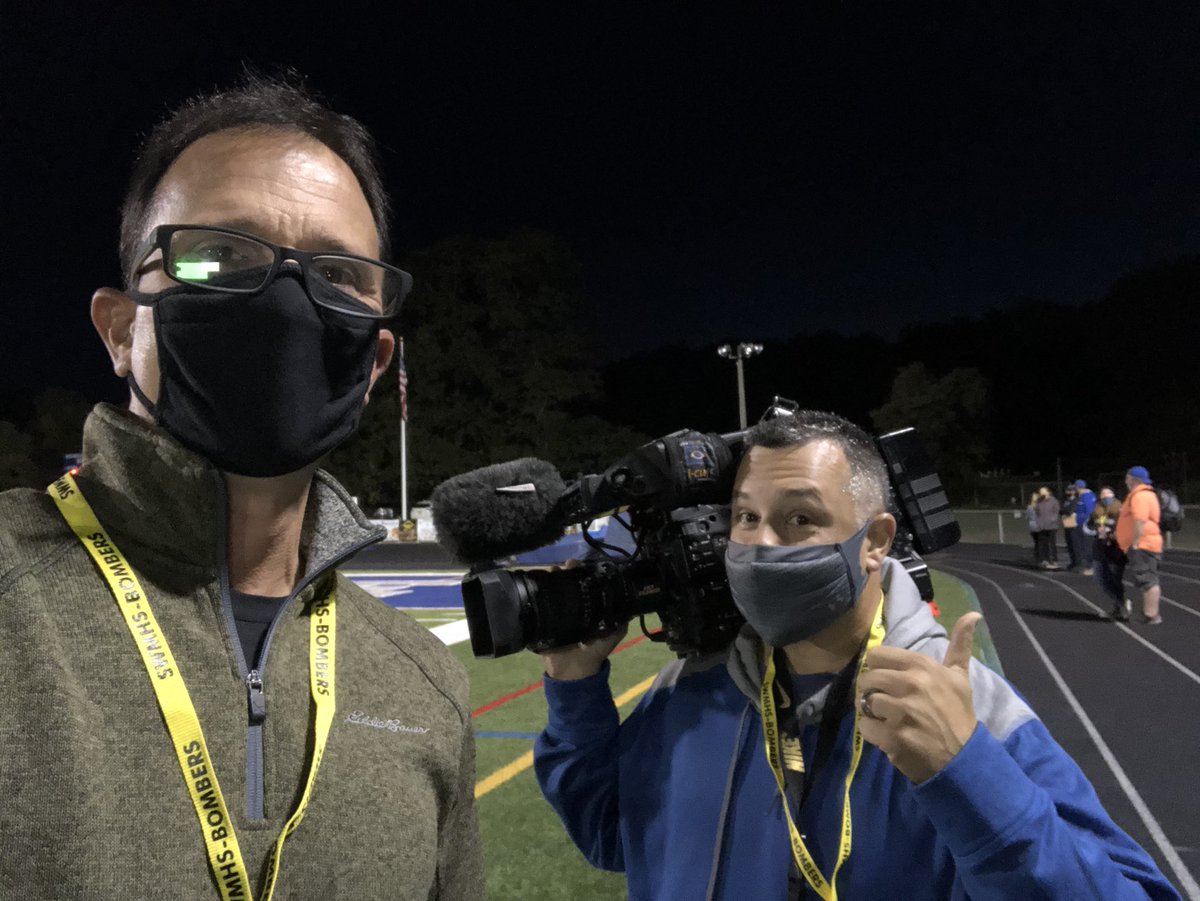 Another season of covering #FridayNightFootball with my Partner In Crime Anthony Cocco <a href="/acphotognj/">Anthony Cocco</a> Wouldn't want it any other way. <a href="/News12NJ/">News12NJ</a>