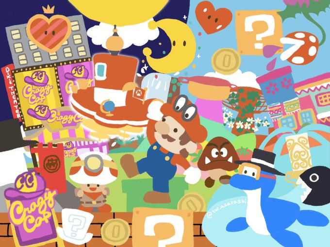 マリオオデッセイのtwitterイラスト検索結果 古い順