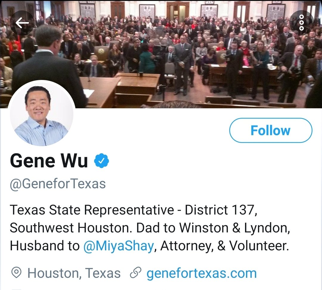 Here's where it gets interesting.CHAPTER 2: TX (D) Rep. Gene Wu's Chinese ContactsWu routinely attended events inofficial capacity w/ Chinese Consulate operatives that were widely covered by Chinese state-run media outlets and were showcased by China's Gov. on social media..