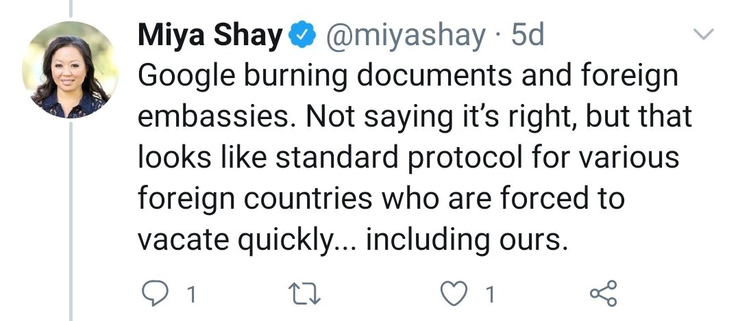 Shay relies on Google search results to defend her weak interviewing skills when confronted about her reporting.Note: Google has a long and documented history of only displays results for the narrative that Big Tech wants users to see and believe.