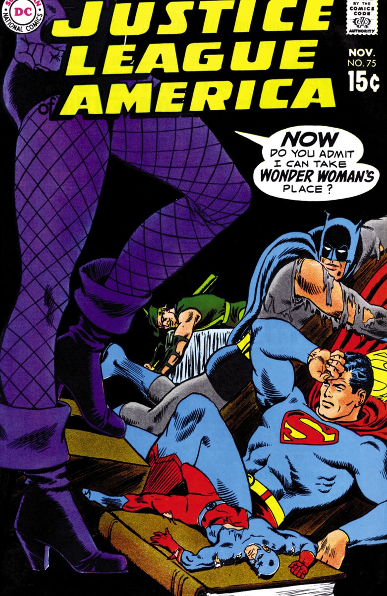 In the very next issue (#75), Denny revealed that a disconsolate Canary was done with Earth-2 and asked Superman to take her to Earth-1, where she applied to join the Justice League rather than the JSA.