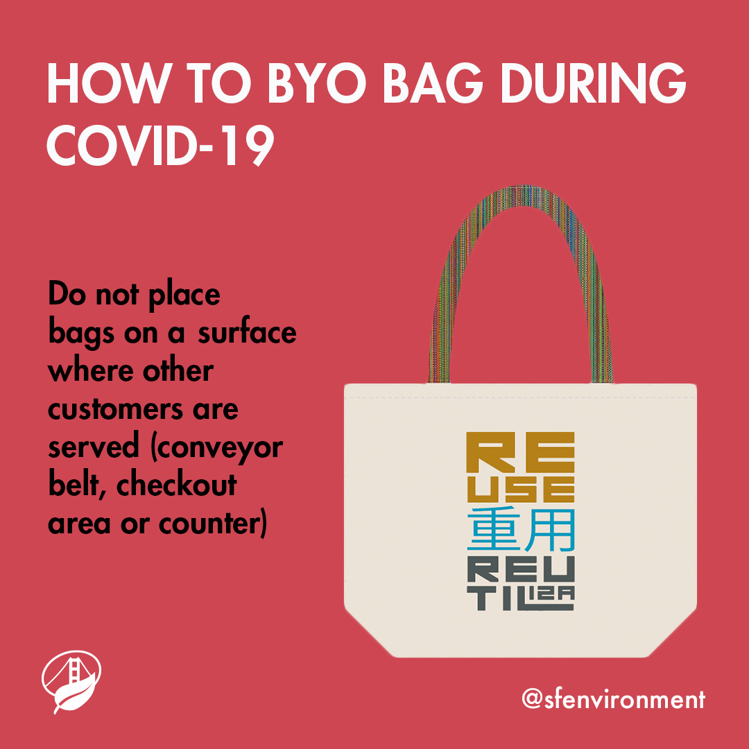 SFEnvironment's tweet image. Bring your own bag, it&apos;s the #SFThingToDo ♻️ !

#ReusableBag #RefuseReuse #PlasticFree #BYOBag