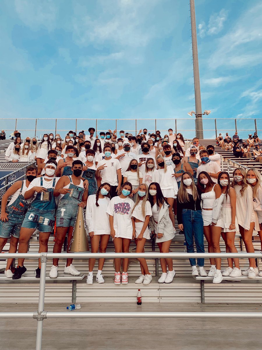 THE NEST 🤍’s falcon fb!!!! cheering on our favorite football team tonight, GO CREEK! #tcod #fnl #gocreek