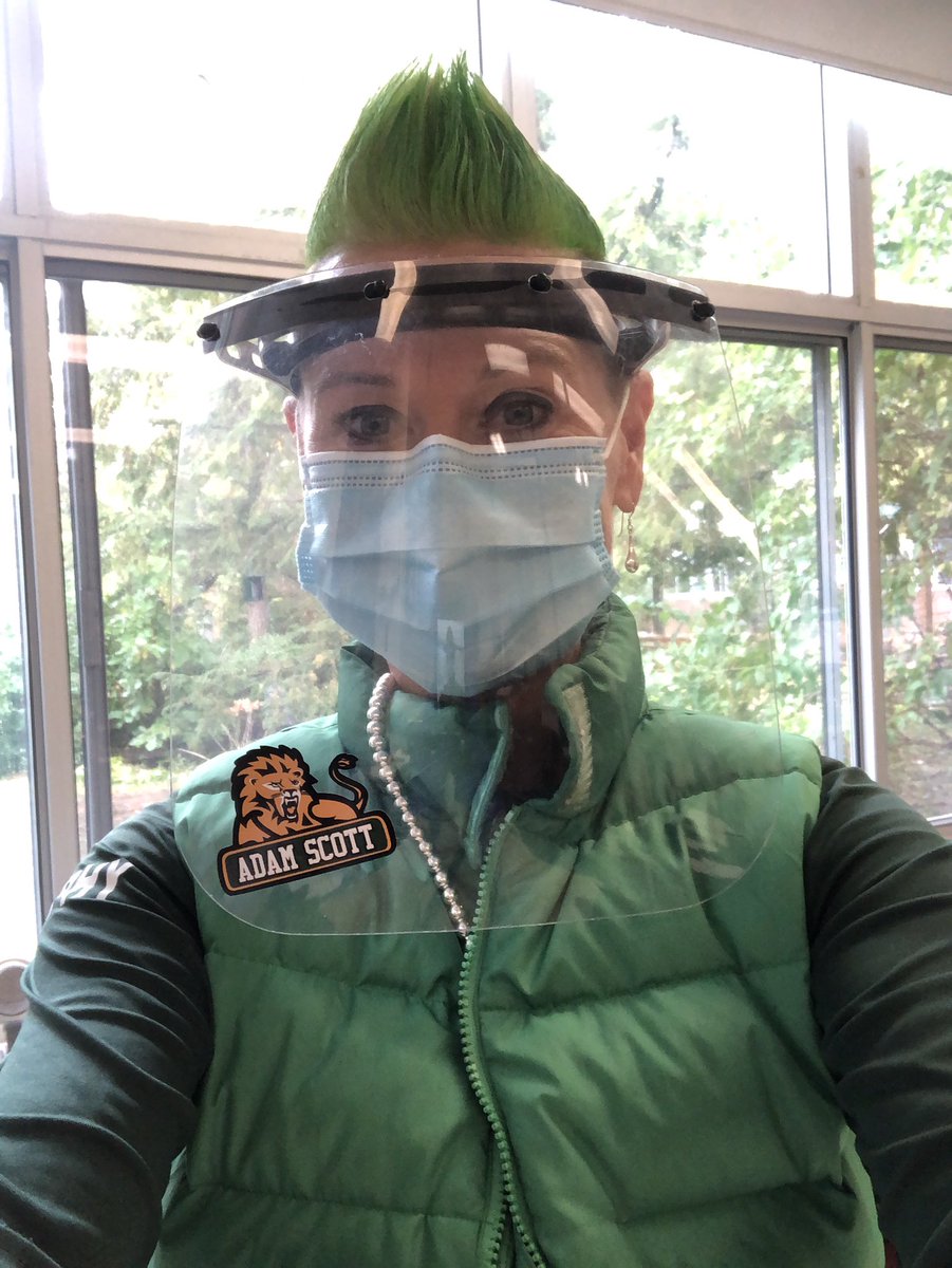 Way to go lions! You reached our first marker for TERRY FOX! Now I will have green hair for one week! Thank you lions! Next step $500 <a href="/kprschools/">KPRDSB</a>