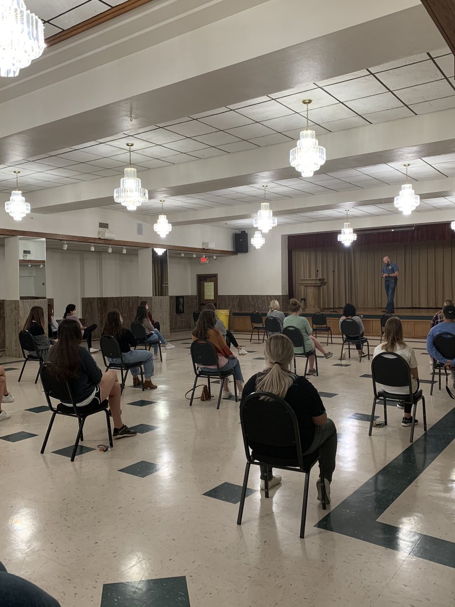 This evening the Greeks had Greek 101 and ADOA. Thank you to Officer Machetta of the Ada Police Dept.  coming to speak to us.