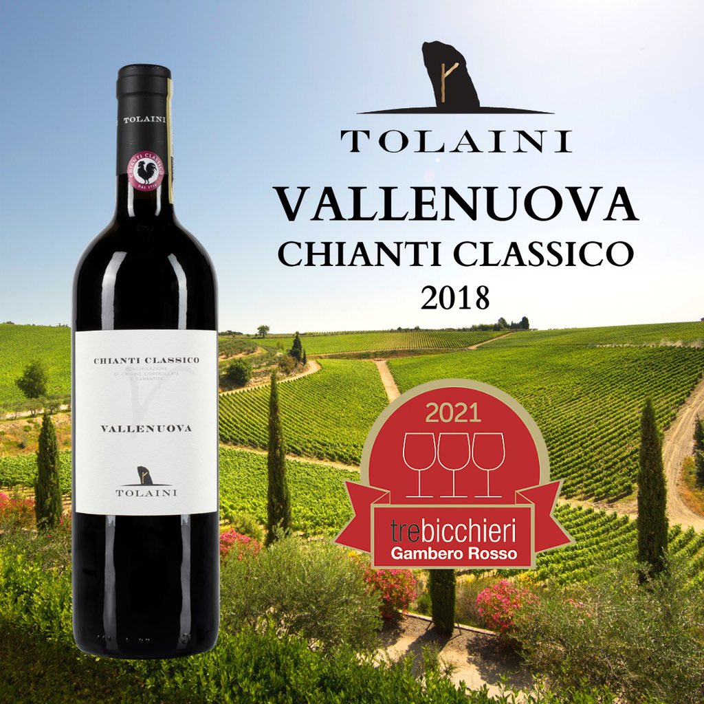 Siamo onorati di annunciare che il Chianti Classico Vallenuova 2018 ha ottenuto il prestigioso premio dei TRE BICCHIERI dal Gambero Rosso, uno dei riconoscimenti più importanti del panorama vitivinicolo Italiano. 🍷🍷🍷