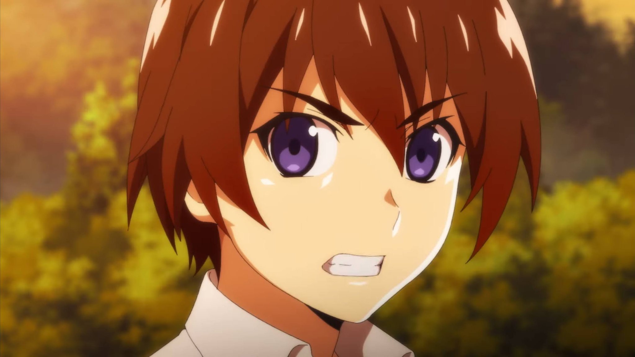 ひぐらしのなく頃に解 アニメ素材 1カット 竜宮レナ&前原圭一 原画