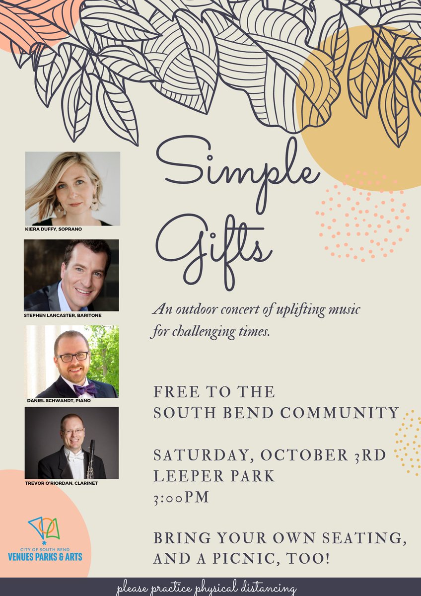 Hey SB! News gotcha down? Come on out to Leeper Park tmrw at 3pm for a free concert of classical and American Songbook selections! <a href="/SouthBendParks/">South Bend Parks</a> <a href="/SBTribune/">South Bend Tribune</a> <a href="/PeteButtigieg/">Pete Buttigieg</a> <a href="/SBendSymphony/">South Bend Symphony Orchestra</a> <a href="/stephenlancast/">Stephen Lancaster</a> <a href="/ArtsLettersND/">ND Arts & Letters</a> <a href="/SouthBendArt/">SouthBendMuseumOfArt</a> <a href="/SouthBendCSC/">South Bend Schools</a> @WNDU <a href="/wvpe/">WVPE Public Radio</a>