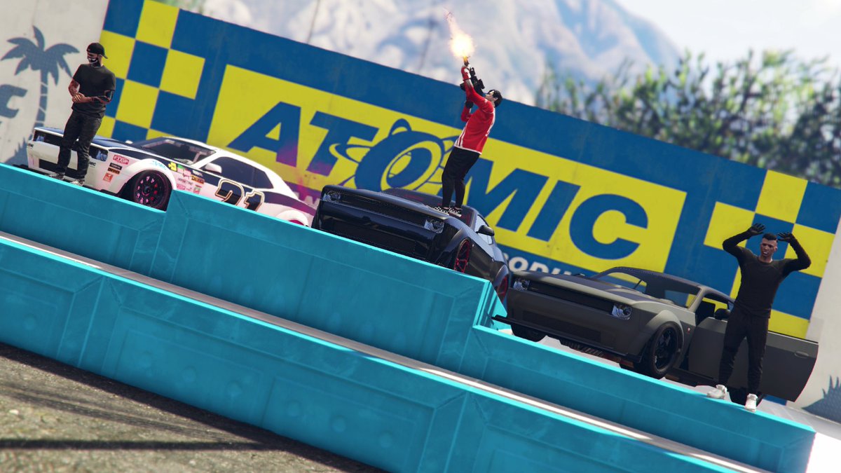 NobulRacing's tweet photo. Tomorrow we move in to Week 3 of 5 of Racing Series 03.
Congrats to our playlist winners of the past 2 weeks of racing
-Week 1: Penumbra FF
🥇 Razor
🥈 Mugo
🥉 Semir

-Week 2: Gauntlet Hellfire
🥇 Joe
🥈 Semir
🥉 Friendly
#GTAOnline https://t.co/AFaQXuDAaw