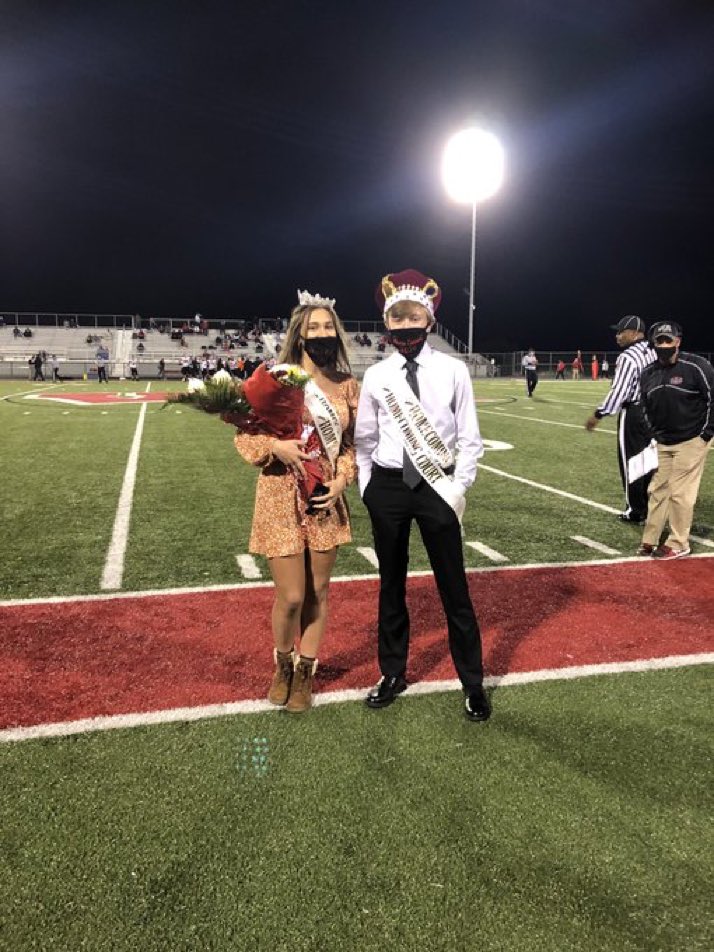 WAHSGirlsSoccer's tweet photo. Congratulations to our very own @WAHSGirlsSoccer #7 Keri Quasey for being crowned Homecoming Queen tonight!  Way to go Keri! Congrats to Sean Seamon as well. He was crowned King! ❤️🖤⚽️ https://t.co/mRWDAHe8ns