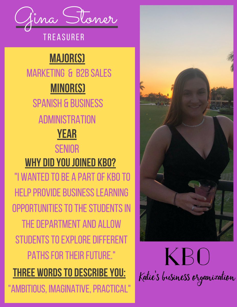 kboscu's tweet image. Happy Friday! Last day for the KBO Spotlight of 2020 - 21. Meet Gina Stoner! Gina is our Treasurer and this is her first year with KBO. Welcome Gina!