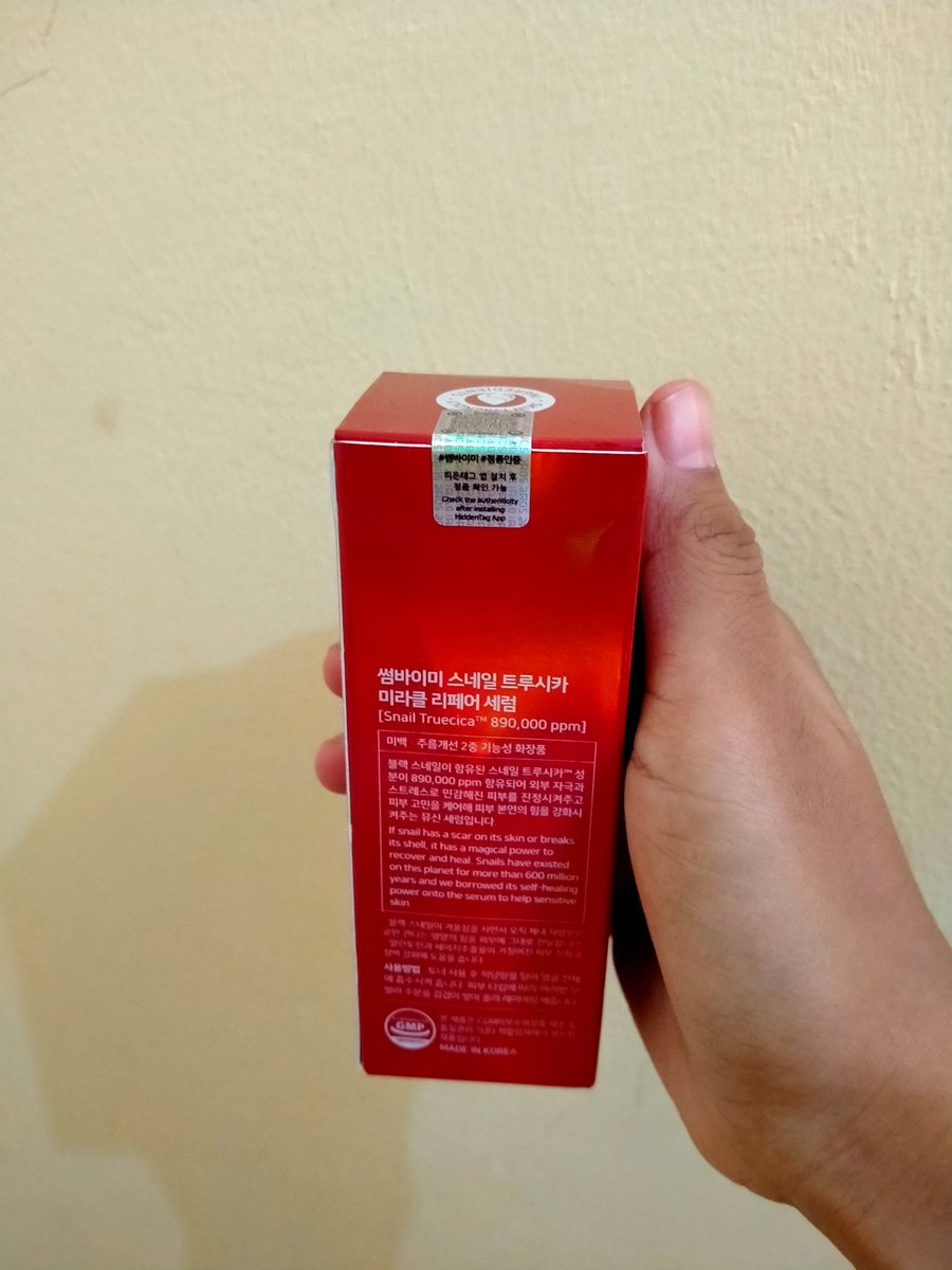 rubnby's tweet photo. want to sell - WTS
somebymi SNAIL TRUECICA miracle repair serum

price: Rp. 135k

+ new, masih disegel
+ Ori, biaa scan barcode di Hidden tag
+ bisa via shopee
+ exp. 24/9/2022

boleh dm aja ya

cc. jual wts wtb sbm somebymi snail skincare https://t.co/2IhFuroXOr