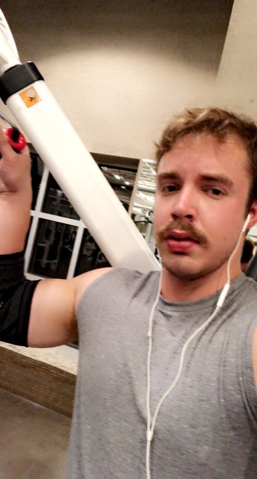 I rocked the porn stache for two days. Now I&rsquo;m baby-faced. Pics of that coming soon. https://t.co/tS<a href="/tag/flashbackfriday"class="tags"><span>#flashbackfriday</span></a>