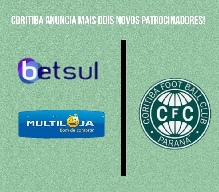 ThreadCoxa's tweet image. O Coritiba anuncia mais dois novos patrocinadores! Betsul, site de apostas esportivas e Multiloja!
.
.
#multiloja #betsul #sou1909 #meucoritiba #coutopereira #seriea #coxa #coritibamaiordoparaná