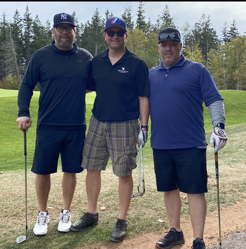 GCrossman74's tweet photo. Great day of golf at Crowbush @golfpei @Hewey23 @crozzy_land #Foreeeeeeeππ»β³οΈ https://t.co/HB0iHx4L6f