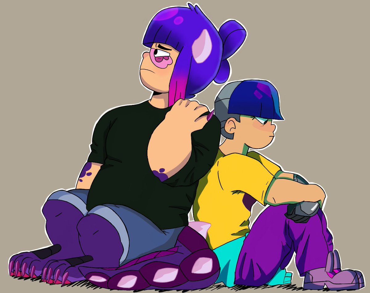 BeastAlligator's tweet photo. Since @Pointlesdoodles just notice me since I LOVE her art and her art stlye I thought why not draw her Robot!Miko with my Glitch!Miko!  One is a robot and the other is a Glitch Monster and they both feel sad cause they think they will never be human. #GlitchTechs #SavetheTech https://t.co/L9wuijICLd