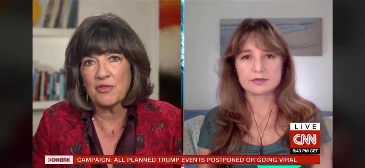 shuzhensim's tweet photo. Informative @zeynep interview on clusters. Distracted by the news ticker though, I assume they meant going *virtual* #freudianslip https://t.co/k0n4EgzL0D