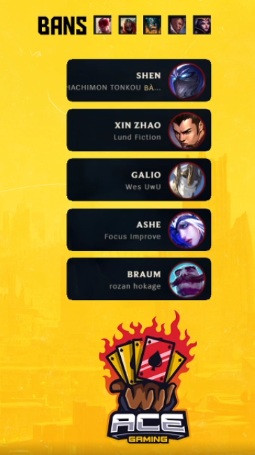 Versa_Cup's tweet photo. Picks e bans na sua tela, ACE x EUT

#versacup https://t.co/Hf0cUrBDbp