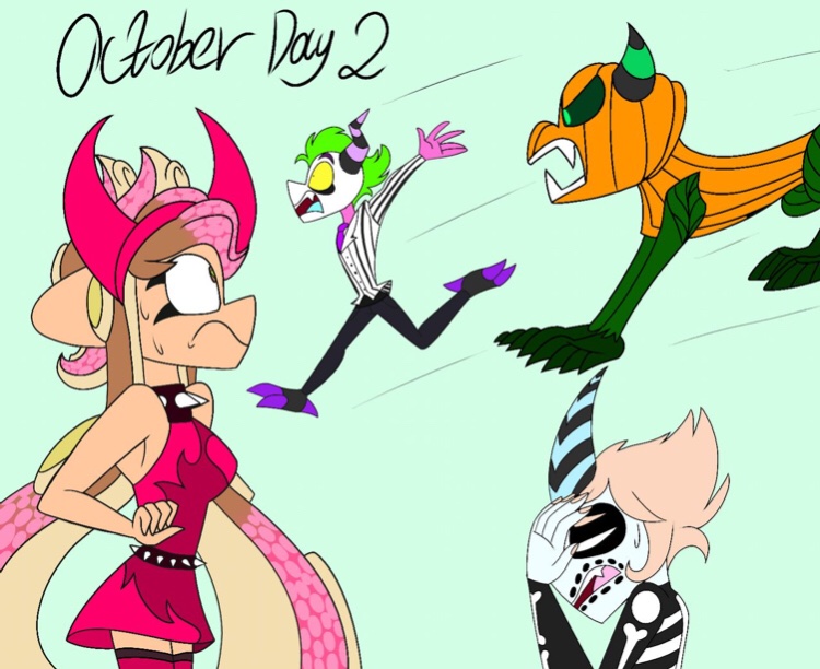 October day 2 #Halloween #Splatoon #Splatoon2 #zeti https://t.co/OlyQWoEmEL