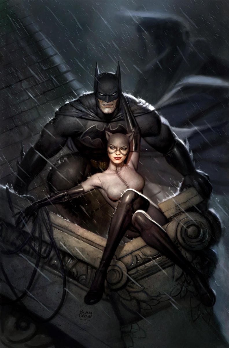 rtniam's tweet photo. The Cat and the Bat #Batman #Catwoman #Gotham #Romance @rtniam https://t.co/eBa0wEcgiZ