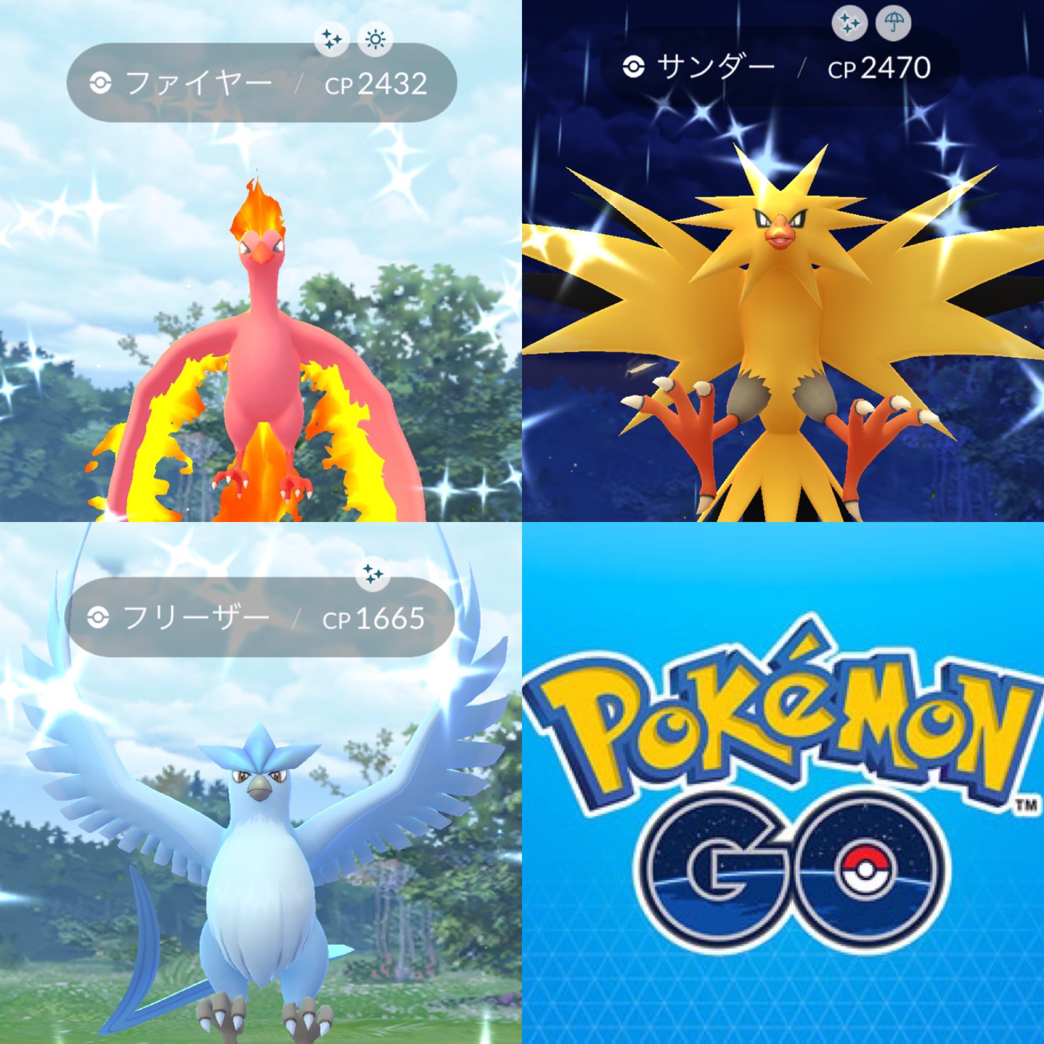 カメキチ 無事に ファイヤーの色違いゲット これで 三鳥の色違いコンプです ポケモンgo ファイヤー 伝説三鳥 伝説色違い T Co 7aihwsrnmt Twitter