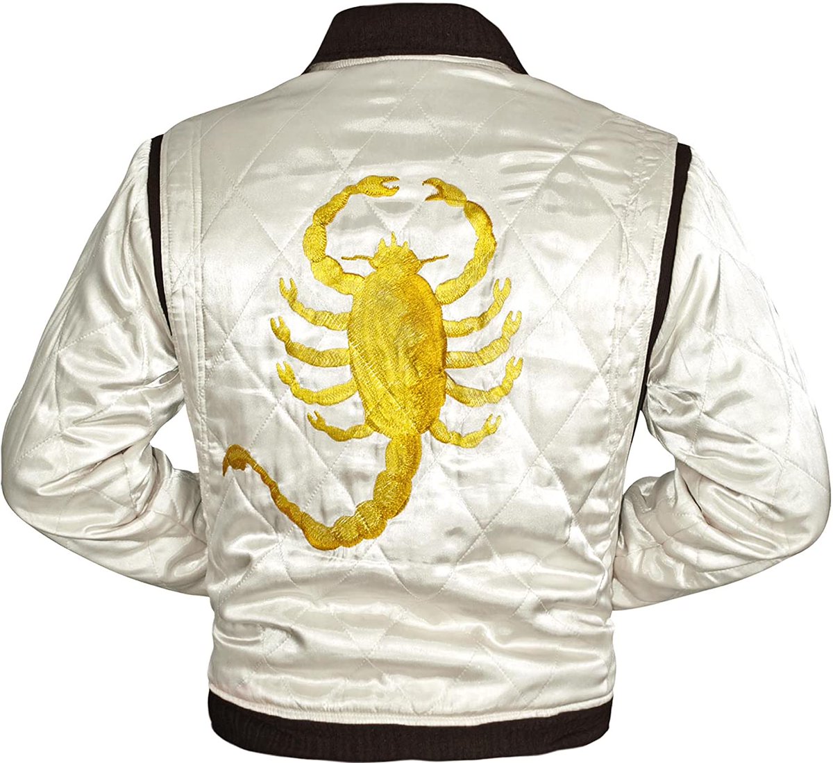 #Drive mood.  This is such an iconic jacket full of #80s vibe.  I can't wear this everyday but it always feels good when I do.  Not all heroes wear capes.   

See it here amzn.to/3n9Qr1g

#movies, #fashion, #ryangosling