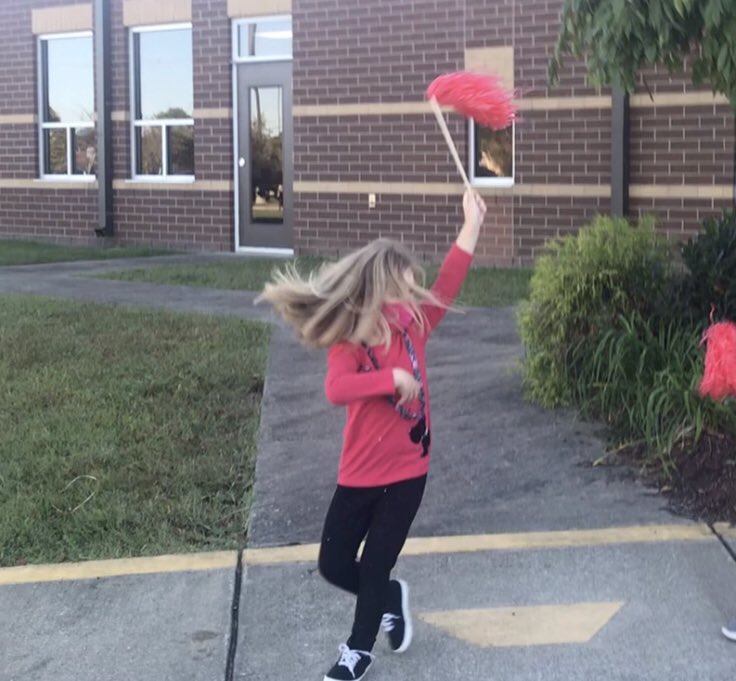 MrsWalkerPreK's tweet photo. House Friday, Social distance style! Parade, house chants zoom  w/ @Entrekin_BCE’s class, energy, dancing, and fun! My fav quote of the day, “This May even be more fun than learning, but just a little bit!” @goostreek @AnnHaley_RCS https://t.co/zEgVyH9BrX