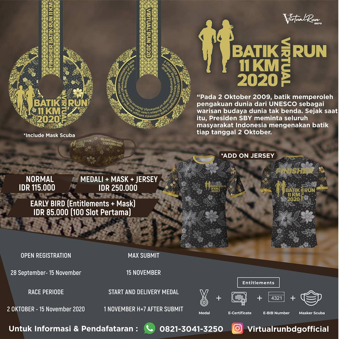 Batik Virtual Run â€¢ 2020
