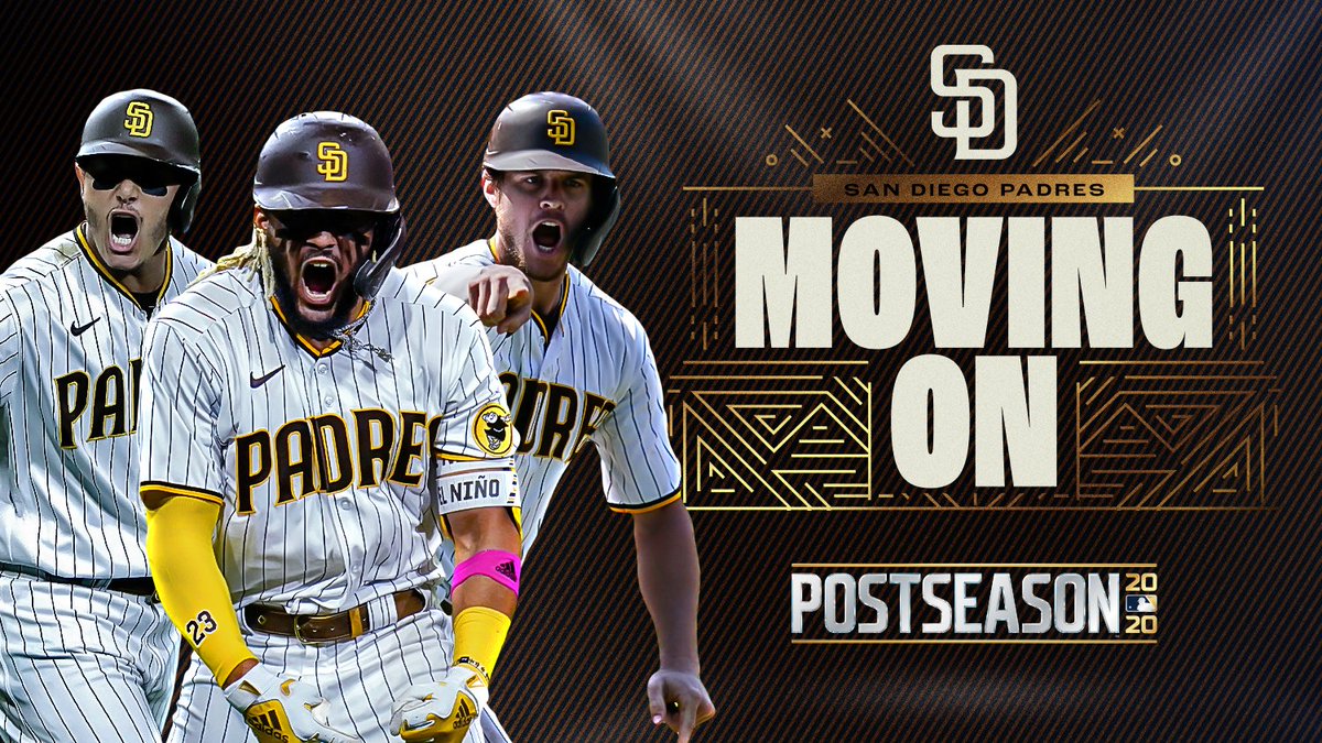 MLB's tweet image. Go crazy San Diego, the @Padres are NLDS bound. #Postseason
