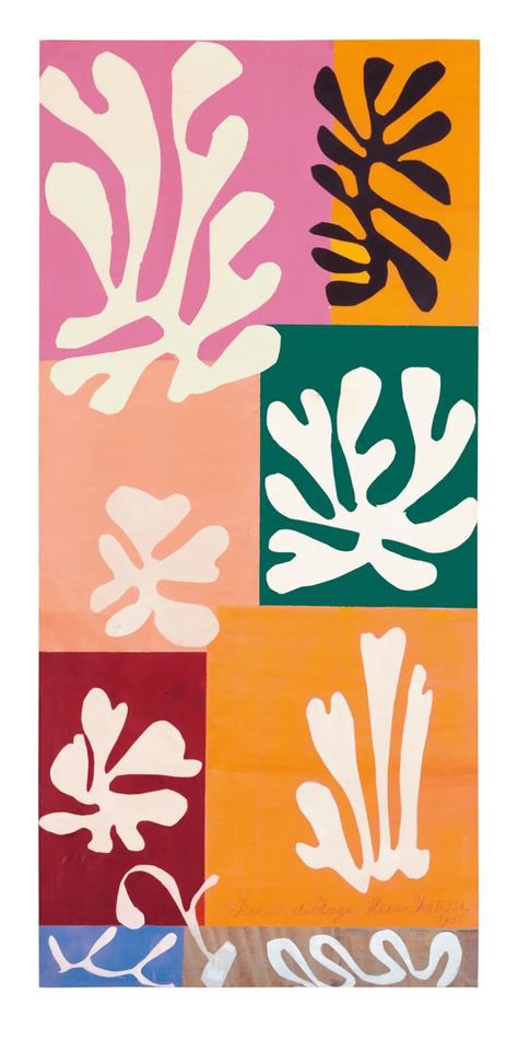 Henri Matisse’s cut outs are another inspo. Matisse conveyed a lot of emotion with a minimal color palette and large shapes. He described his technique as ‘painting with scissors’ and this resonates with vibe of SAVAGE LOVE where your heart is shredded but you can’t walk away