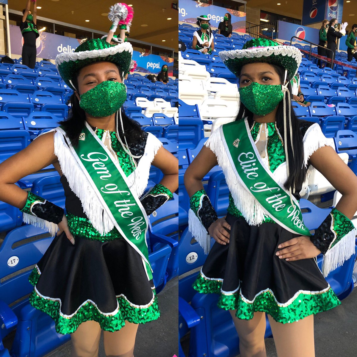 Congratulations to our Gem of the Week, Rhyan, and Elite of the Week, Kritika! Keep up the great work, ladies! 💚💛 #fisdfineartsleads